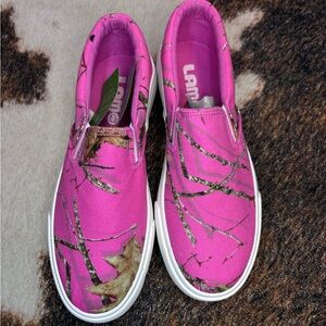 Women’s Camo Pink Slip-On Shoes